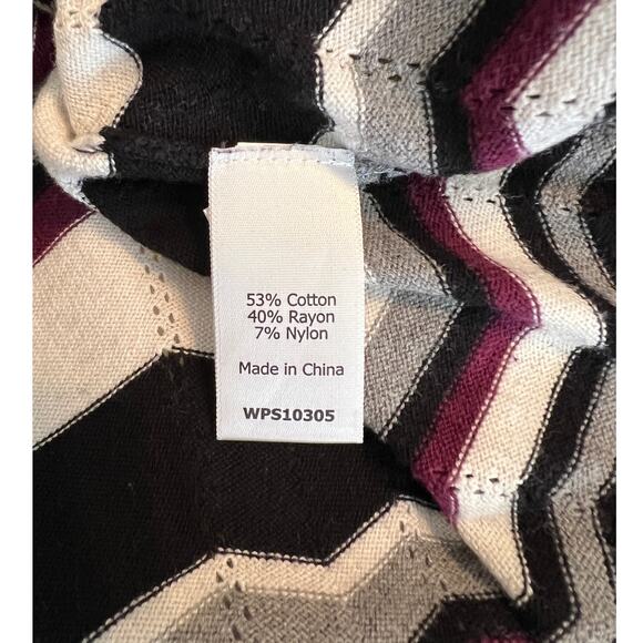 41 Hawthorn Chevron Pullover Sweater 3/4 Sleeve Women's Size 2X - Picture 5 of 5